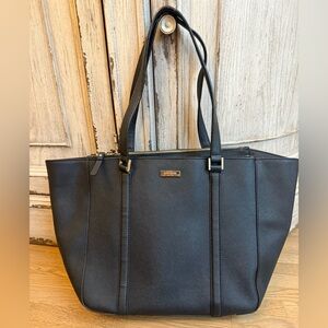 Kate spade large black tote bag with dust bag